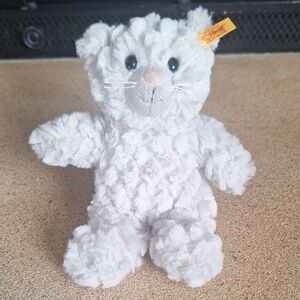 Steiff Whiskers Katze 18 Hellgrau 099274 NWT